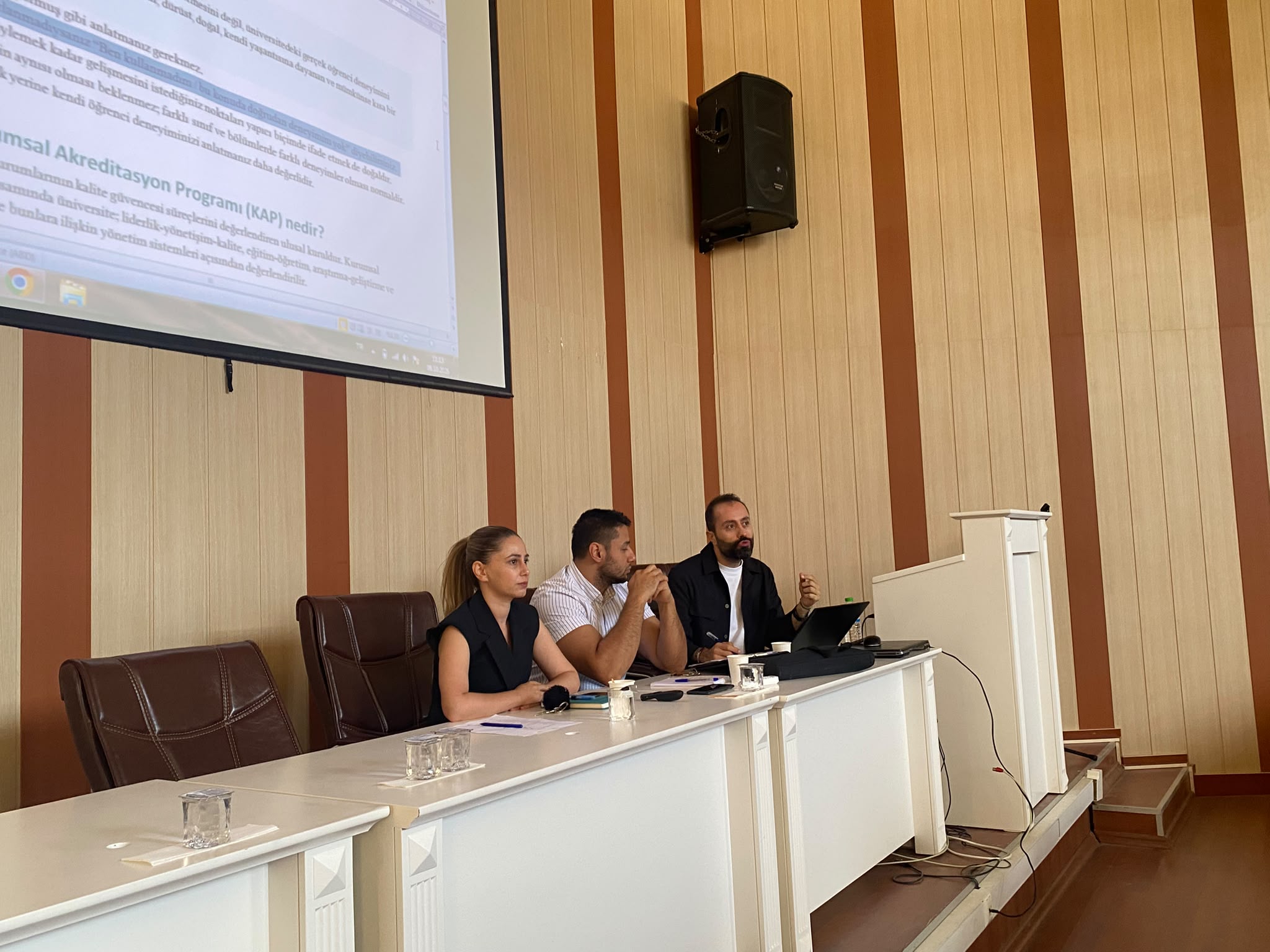 KİMREF’te Öğrencilerle Kalite Süreçleri Değerlendirildi